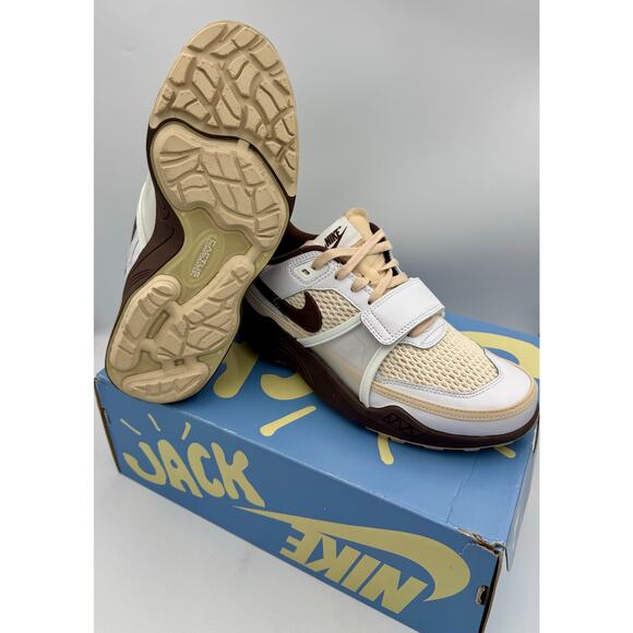 Nike Zoom Field Jaxx x Travis Scott 'Light Chocolate' HQ3073-100 Sz 7.5 #422 - Picture 7 of 8